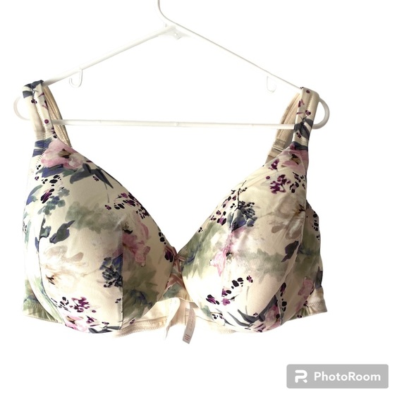 NWOT Cacique bra Floral Full coverage SZ 46D - Picture 3 of 16